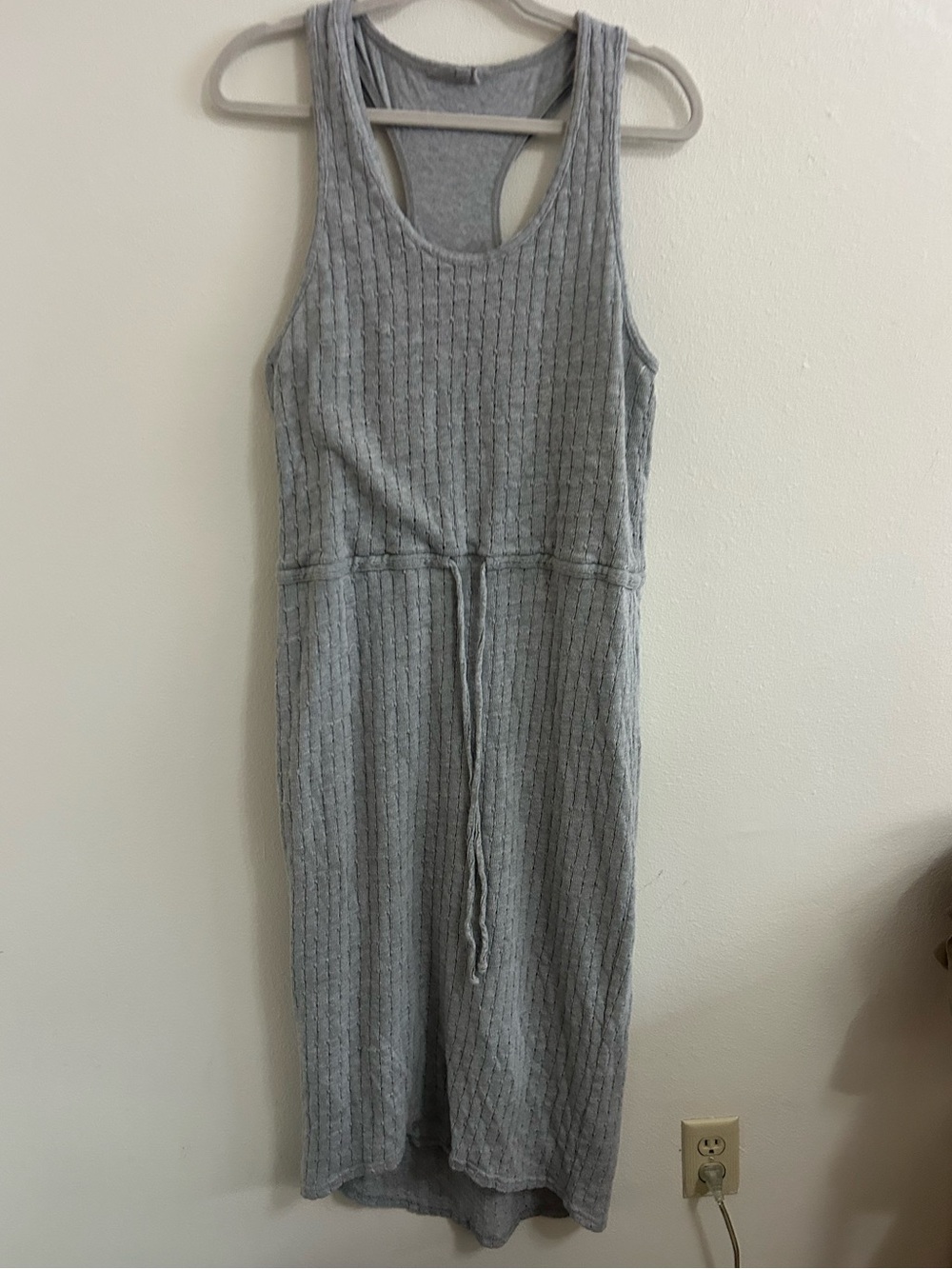 Athleta lined sweater tank top dress